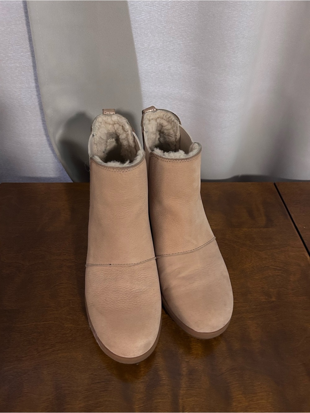 Sorel Women's Ankle Boots - Light Taupe Suede